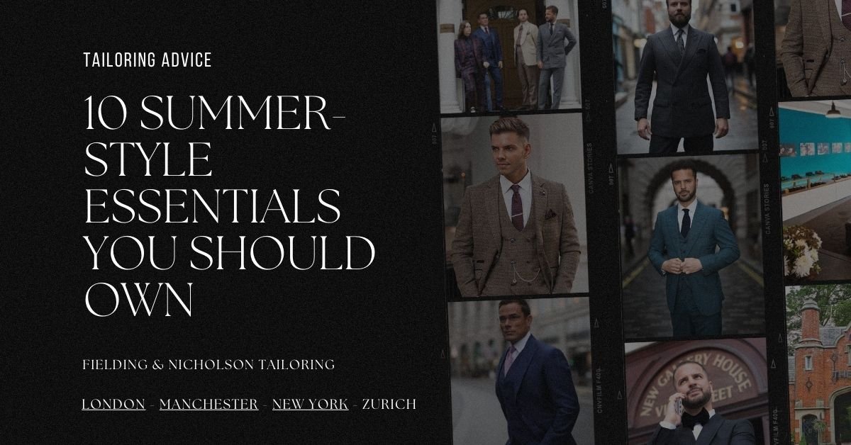 10 summer-style essentials you should own - Fielding & Nicholson Tailoring London