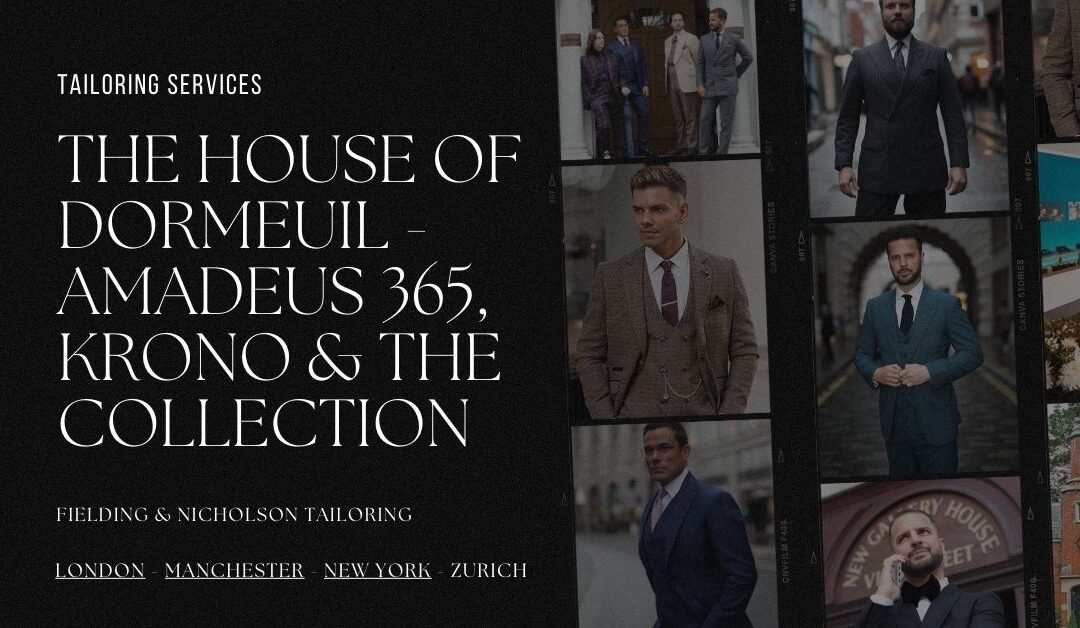 Dormeuil Fabrics: Amadeus 365, Krono – British Collections